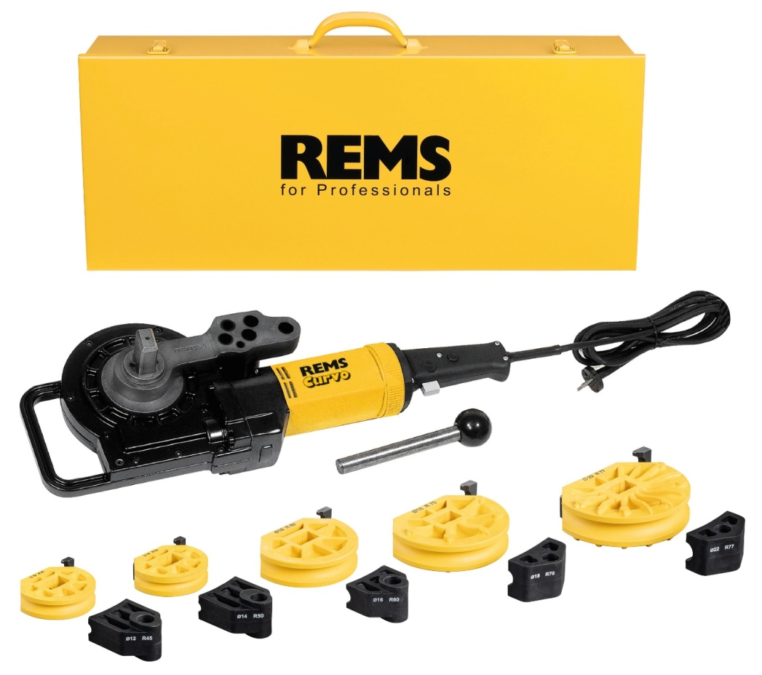 Rems 580023 R220 Curvo Set 17-20-24 Elektrische Rohrbiegemaschine