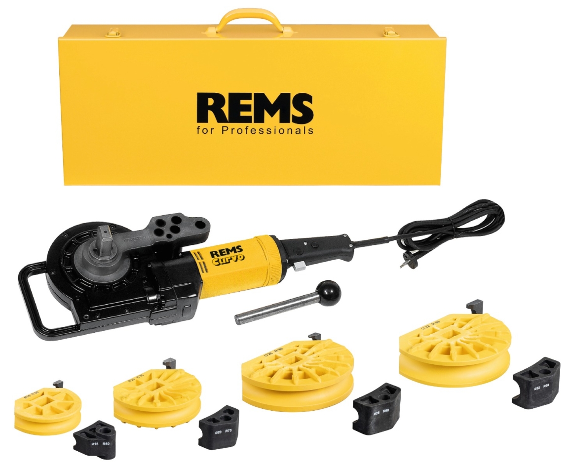 Rems 580025 R220 Curvo Set 16-20-26-32 Elektrische Rohrbiegemaschine