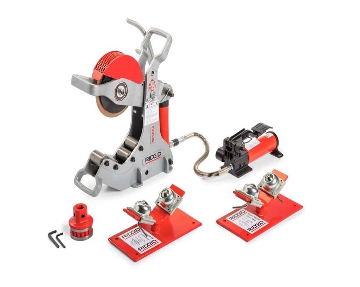 Ridgid 17871 Modell 258 Elektrischer Rohrschneider mit 700 Antrieb 2.1./2"-8" 65-200 mm