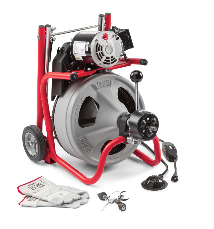 Ridgid 28103 K-400 AF mit C-45 IW Trommelstößel-Set