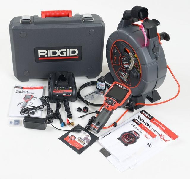 Ridgid 40823 NanoReel Reel N85S mit Micro CA-350 Inspektionskamera