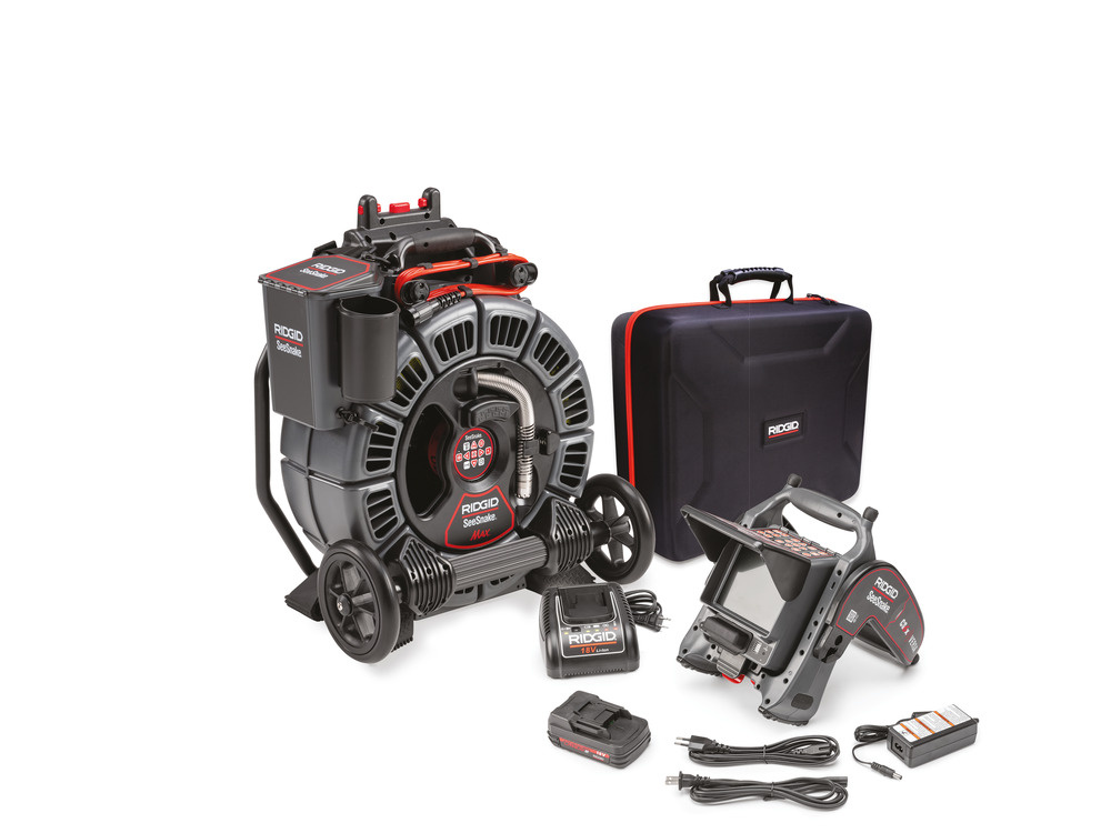 Ridgid 47163 SeeSnake® MAX™ RM200A-Kamerasystem mit CS6x-Monitor-Zubehör