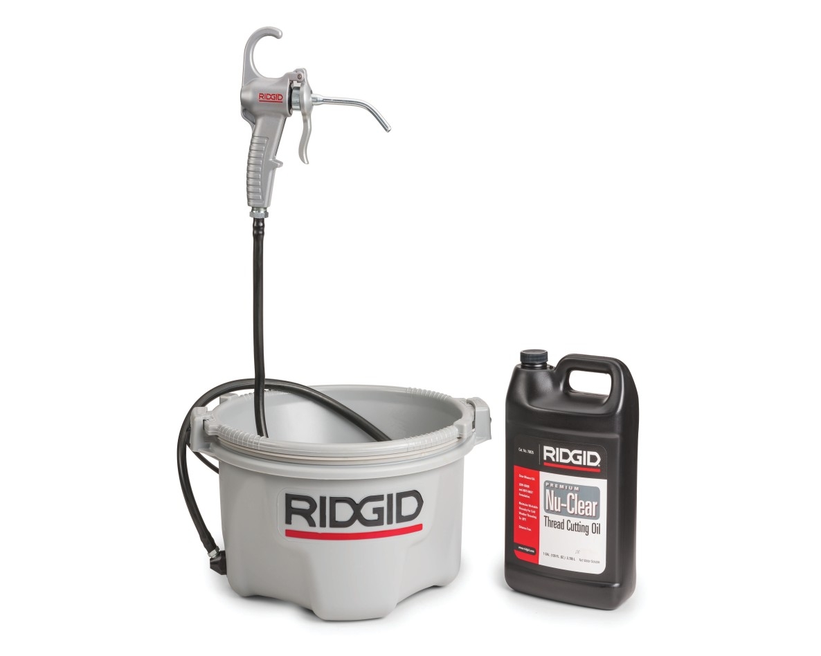 Ridgid 73442 Modell 418 Kühlölsystem + 5 Liter Gewindeschneidöl