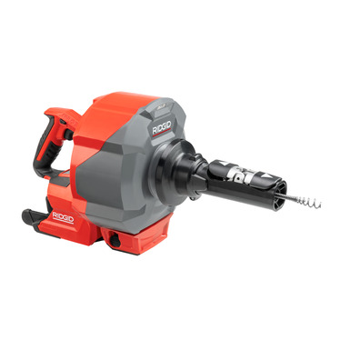 Ridgid 78048 K-46 SinkSnake Akku-Entblocker mit 8mm x 7,6m und 10mm x 10,7m Feder 18V exkl. Akku und Ladegerät
