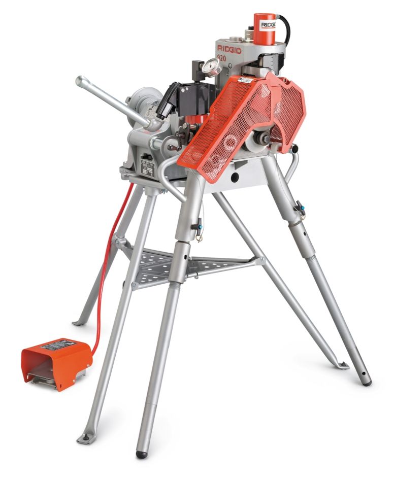 Ridgid 95782 Modell 920 Rollennutmaschine mit 2"- 6" Sch. 40, 8"-12" Sch. 40 und 14"-16" Std. Wandrollennutensatz