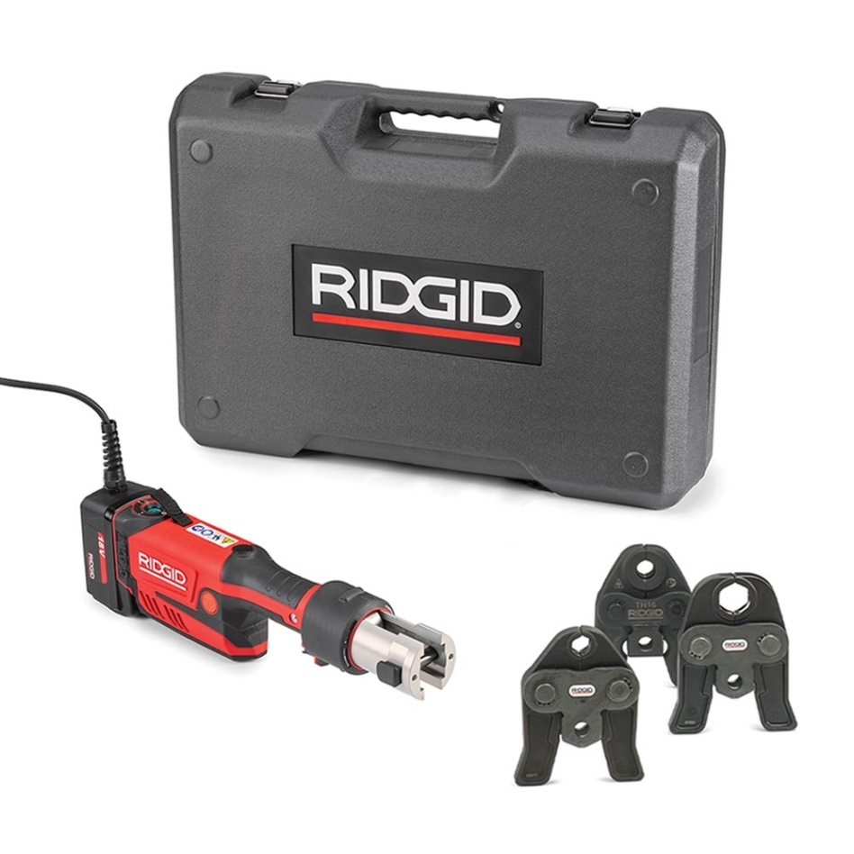 Ridgid 67283 RP351-C Standard 12 - 108 mm Basis-Set Presszange 230V + Backen TH 16-20-26