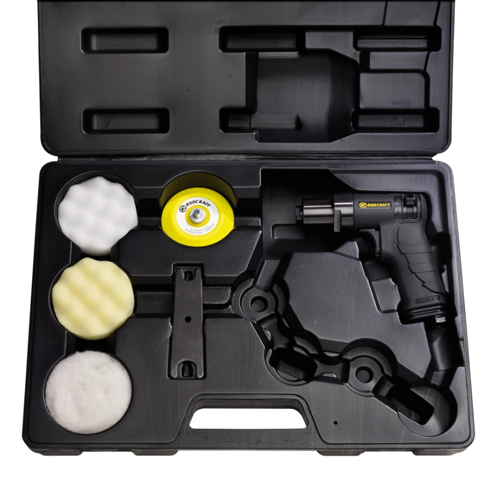Rodcraft 8951000017   Rc7683K Mini-Polierer im Koffer 75 mm