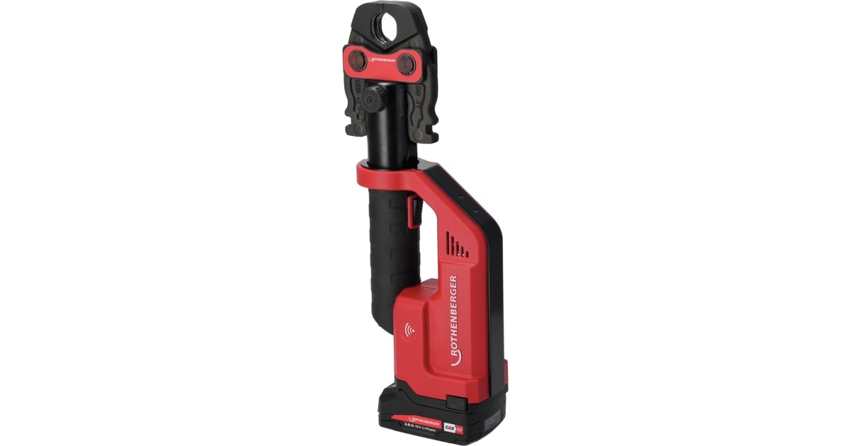 Rothenberger 1000002120 Romax Compact TT Set TH16-20-26 Akkuleiste 18V 2.0Ah Li-Ion