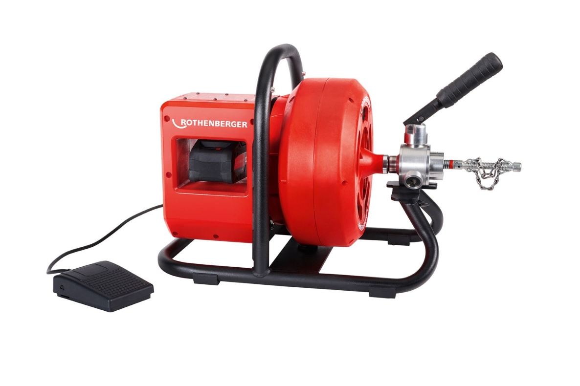 Rothenberger 1000003347 Rodrum Varioclean 18V Akku-Abflussreiniger ohne Akkus und Ladegerät