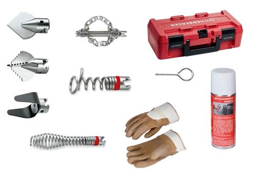 Rothenberger 72936 Werkzeugset L für 16mm Spiralen, 10-teilig