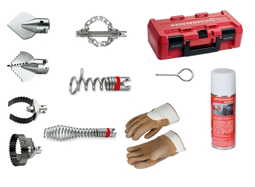 Rothenberger 72938 Werkzeugset L für 22 mm Spiralen, 11-teilig