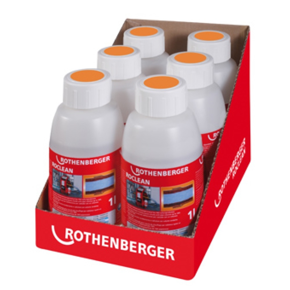 Rothenberger Zubehör 1500000200 6-er Pack ROPULS Reinigungschemie für Radiatoren