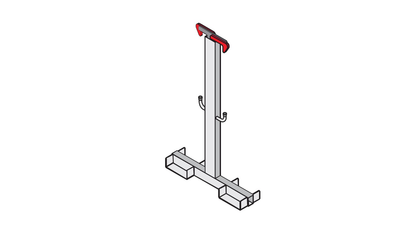 RSS 43830001 Roof Safety Systems Dachrandsicherung Flachdach kompakt - stehend