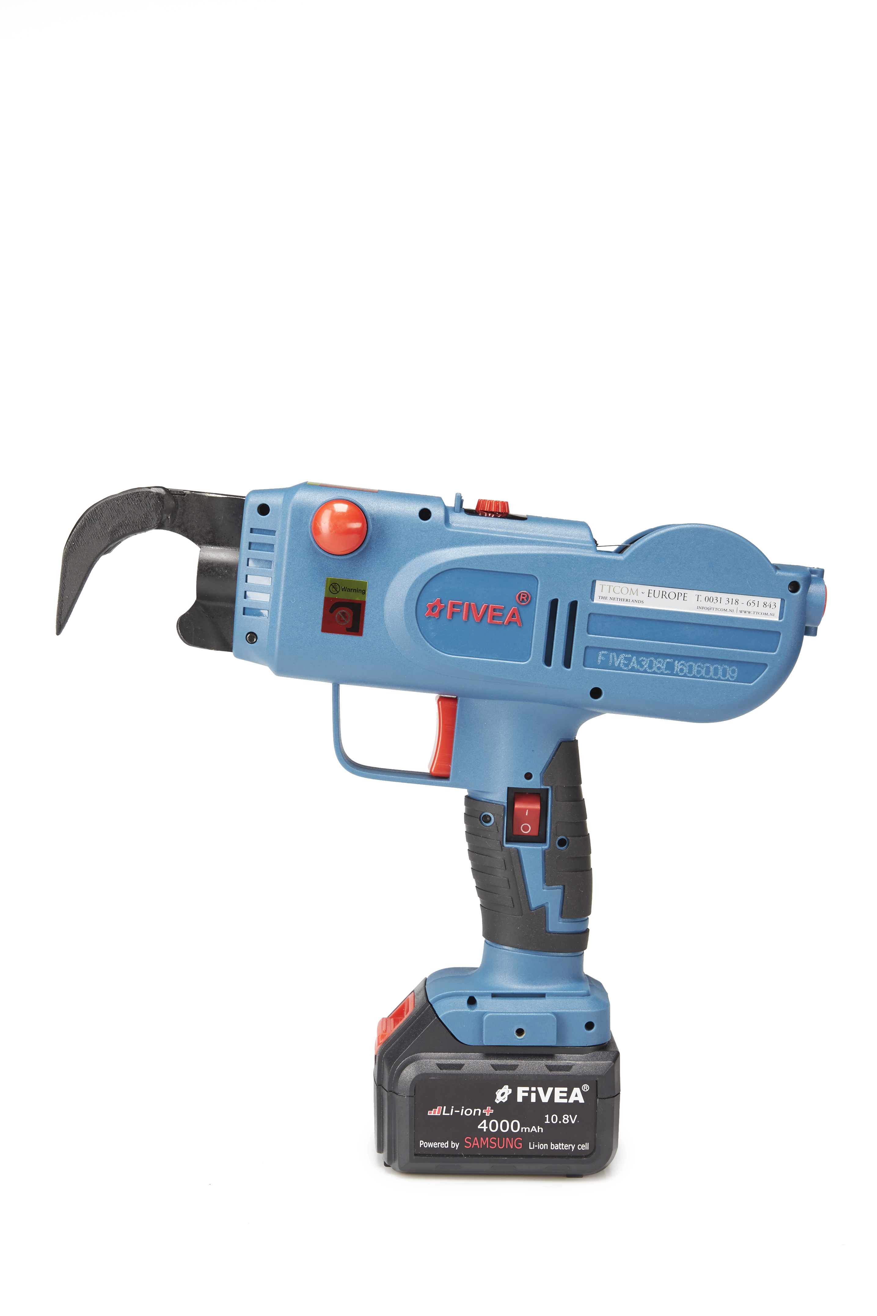 Fivea 10-10-230841 RT308-C Automatischer Batteriebremser 10.8V 4.0Ah Li-Ion - 37 mm mit Fußbodenheizungsbacke