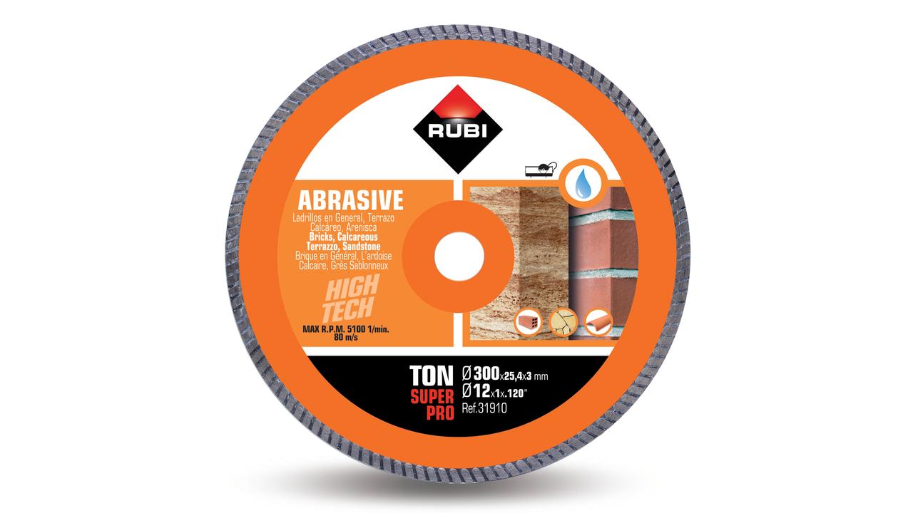 Rubi 31906 TON-200 Superpro 200 mm x 25.4 mm Diamanttrennscheibe Abrasive