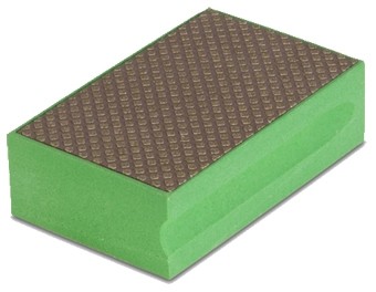 Rubi 61974 61975 Diamantbeschichteter Gummischleifklotz - Körnung 120