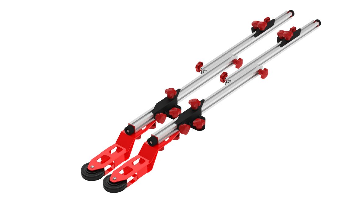 Rubi 28810 Rubi Ausziehbare Querträger mit Rädern für Förderanlagen