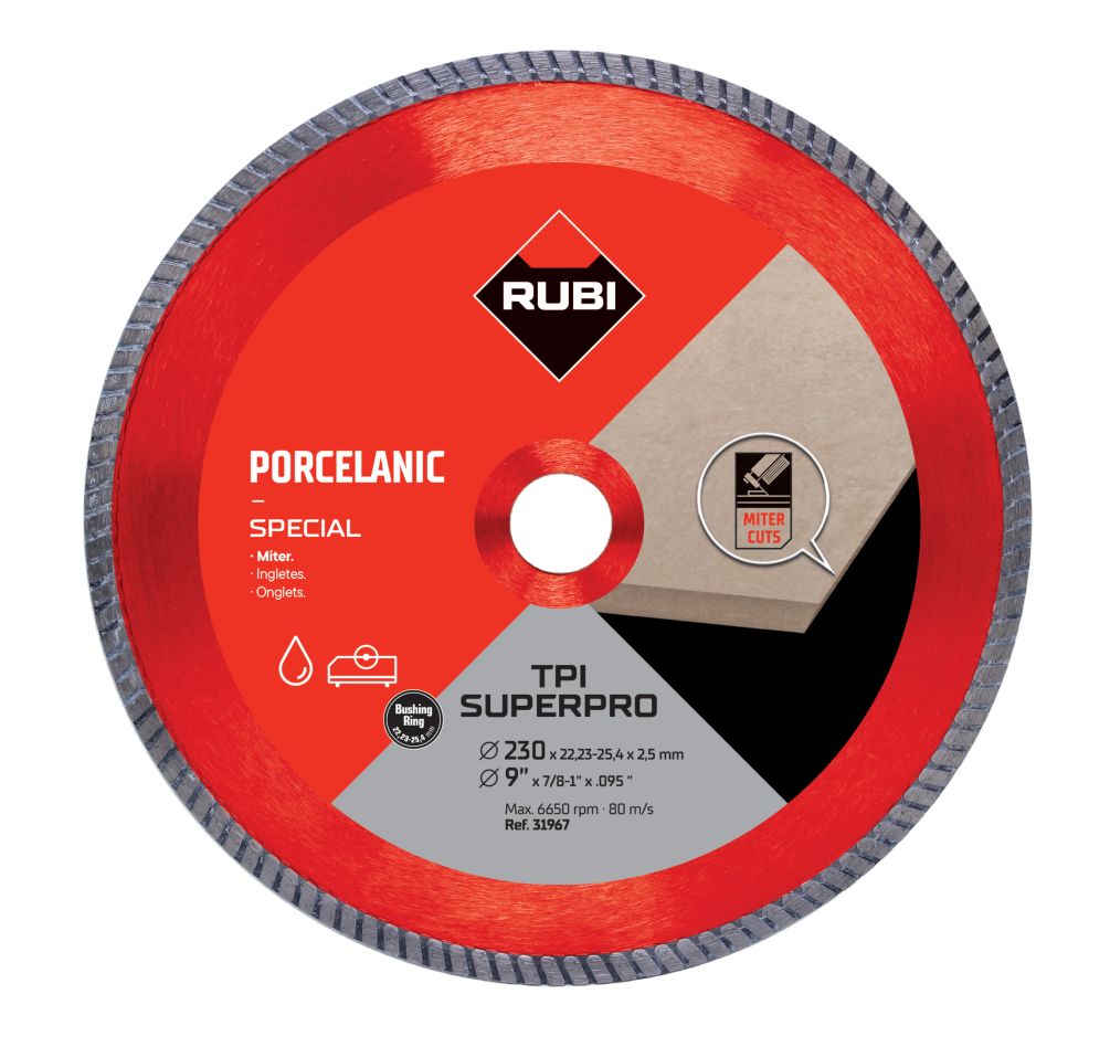 Rubi 31967 TPISUPER PRO Diamanttrennscheibe 230mm Gehrungssäge