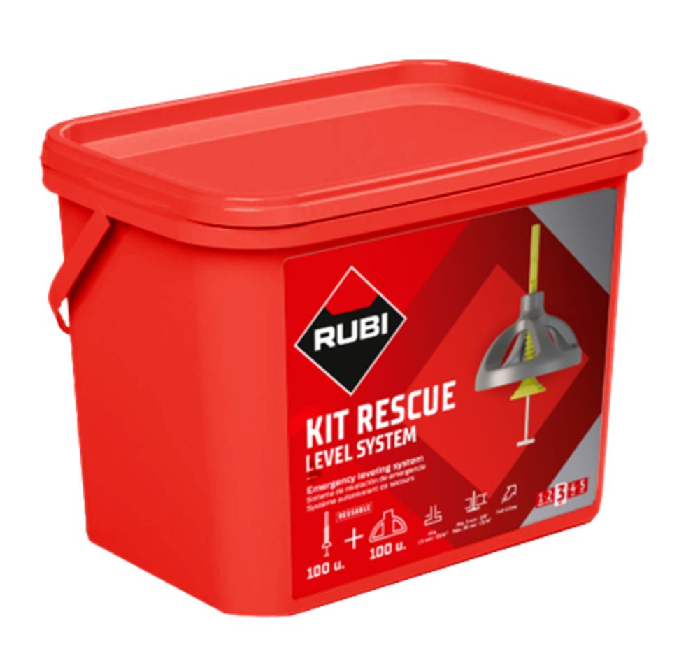 Rubi 35976 KIT RESCUE Nivelliersystem wiederverwendbar ( 100 Stück )