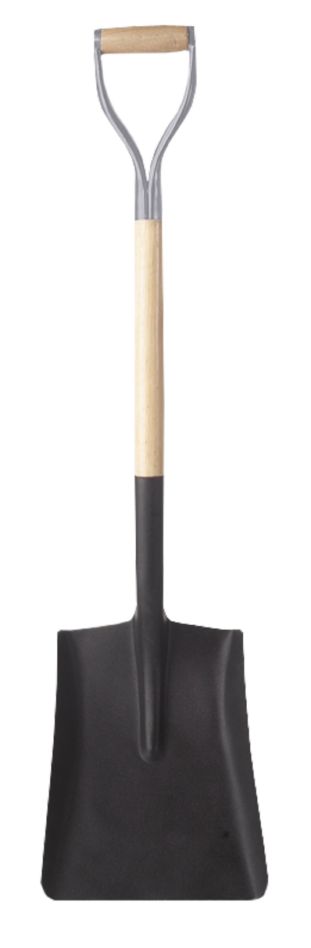 Rubi 82960 Schaufel mit offenem Holzgriff