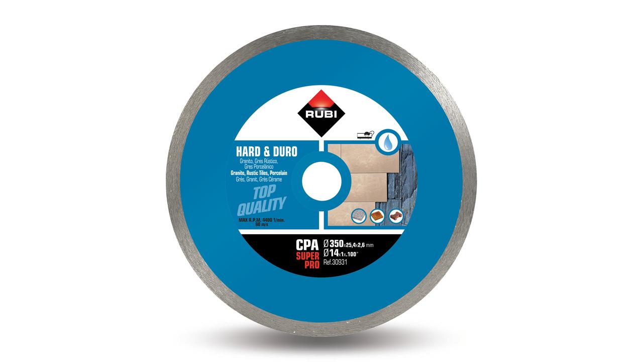 Rubi 30926 CPA-200 Superpro 200 mm x 25.4 mm Diamanttrennscheibe Hart