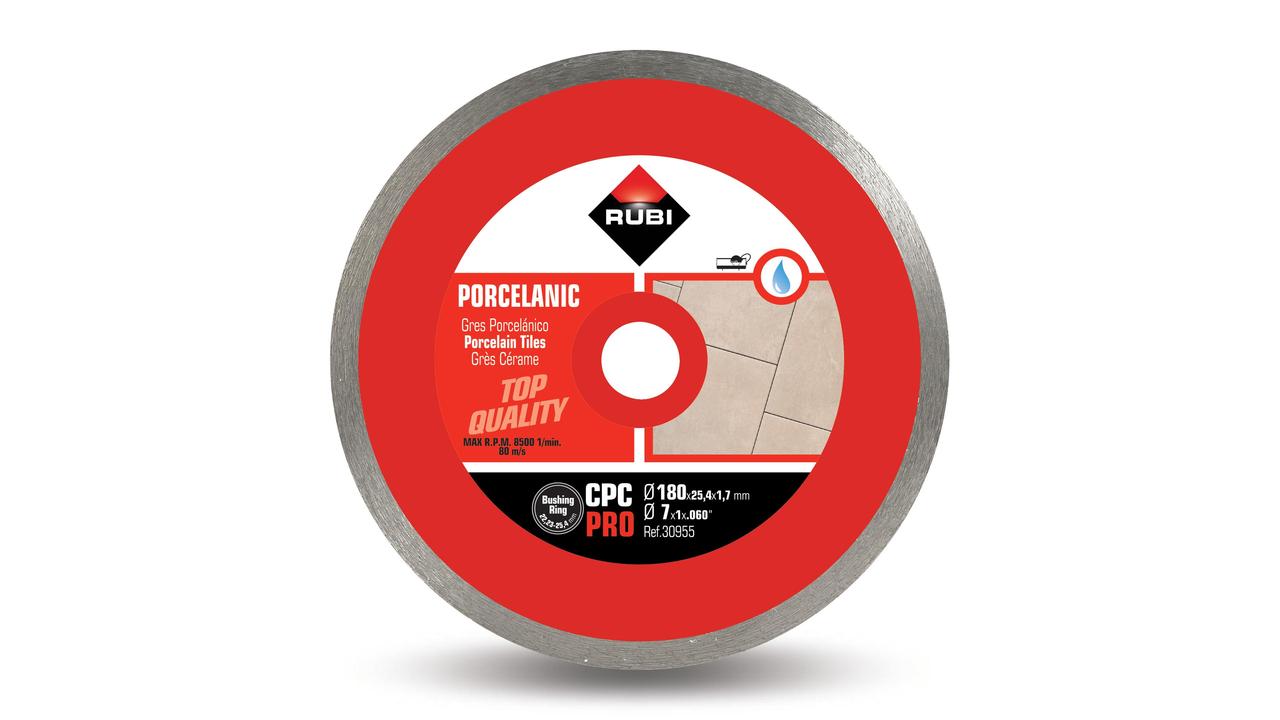 Rubi 30956 CPC-200 Pro 200 mm x 25.4 mm Diamanttrennscheibe Porzellanfliesen