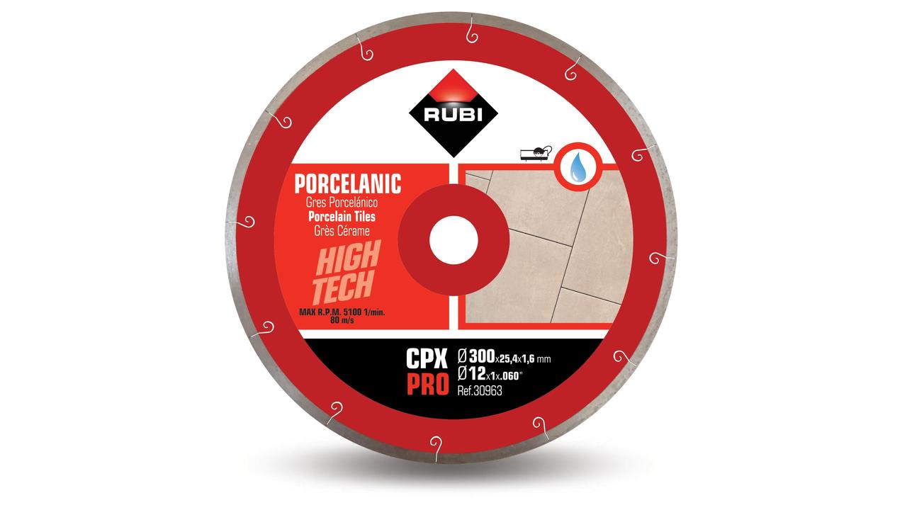 Rubi 30964 J-SLOT CPX-200 Pro 200 mm x 25.4 mm Diamanttrennscheibe Porzellanfliesen