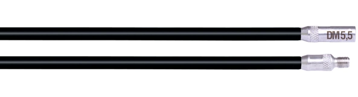 Runpotec 10044 Tüllen schwarz 5,5 mm 2 x 1 m