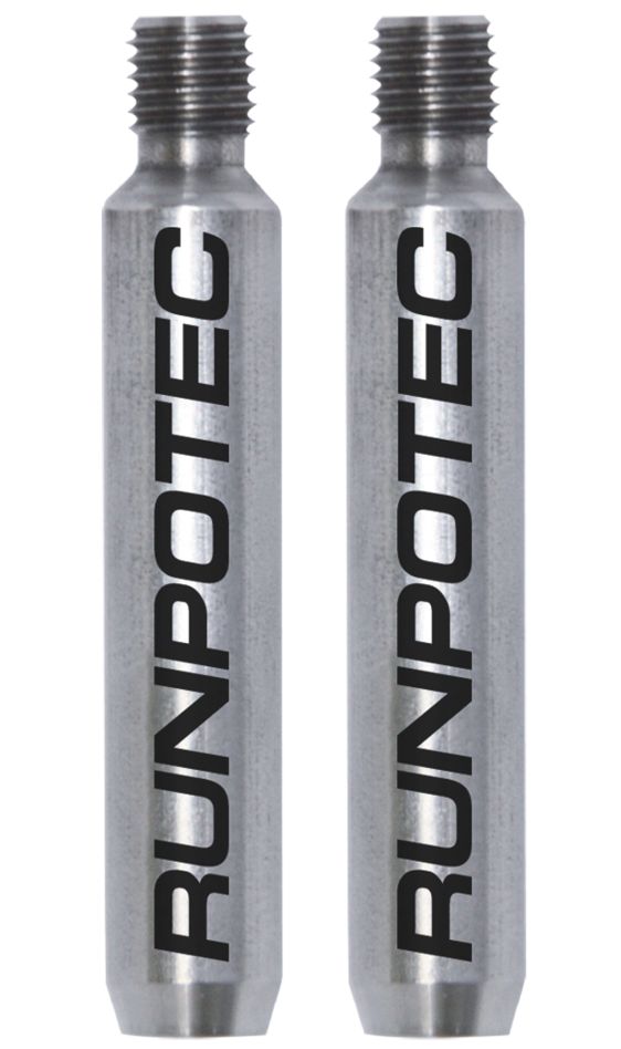 Runpotec 20316 Edelstahl-Endhülsensatz RTG6 für Ø 6 mm Glasfaserzugfeder (2 Stück)
