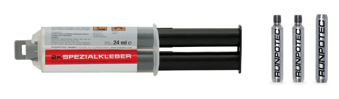 Runpotec 20252 Edelstahl Reparatursatz Ø 6mm Glasfaserspannfeder, 4-teilig