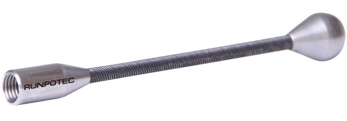 Runpotec 20303 Flexibler Edelstahl-Schlauchkopf RTG6 Ø 10mm