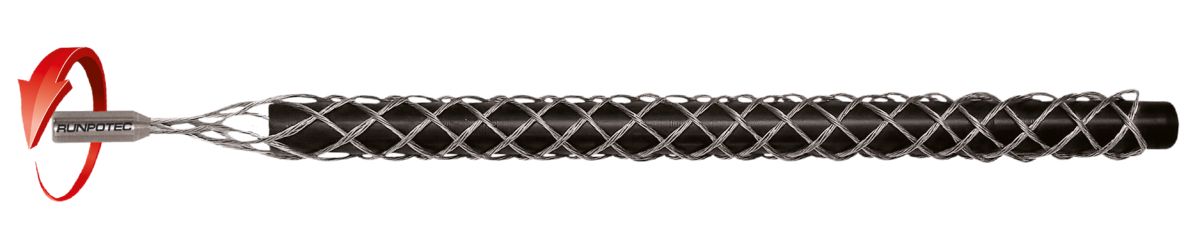 Runpotec 20367 Edelstahl-Kabelschlauch mit RTG6-Gewinde 9-13mm