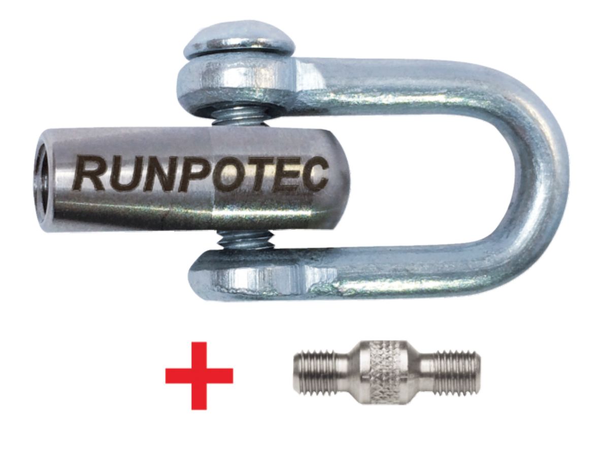 Runpotec 20383 Edelstahl-Zugkopf mit Gelenk RTG12