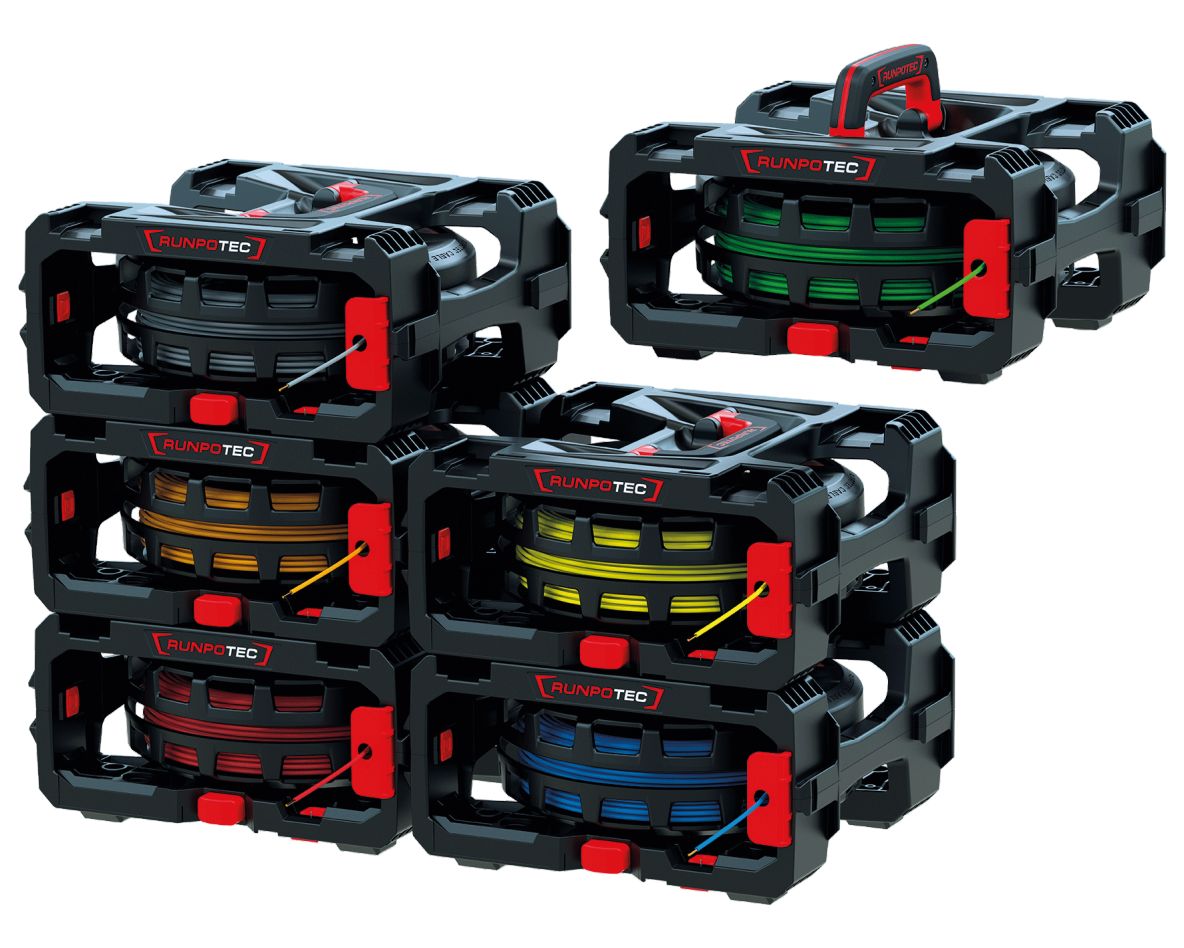 Runpotec 10217 Kabelabroller CB 260 Kabelbox 6-teilig