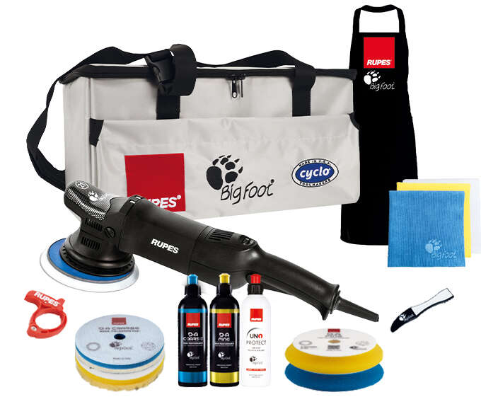 Rupes RU-LHR21ES/LUX LHR21ES/LUX Bigfoot Exzenterpolierer Set 150mm