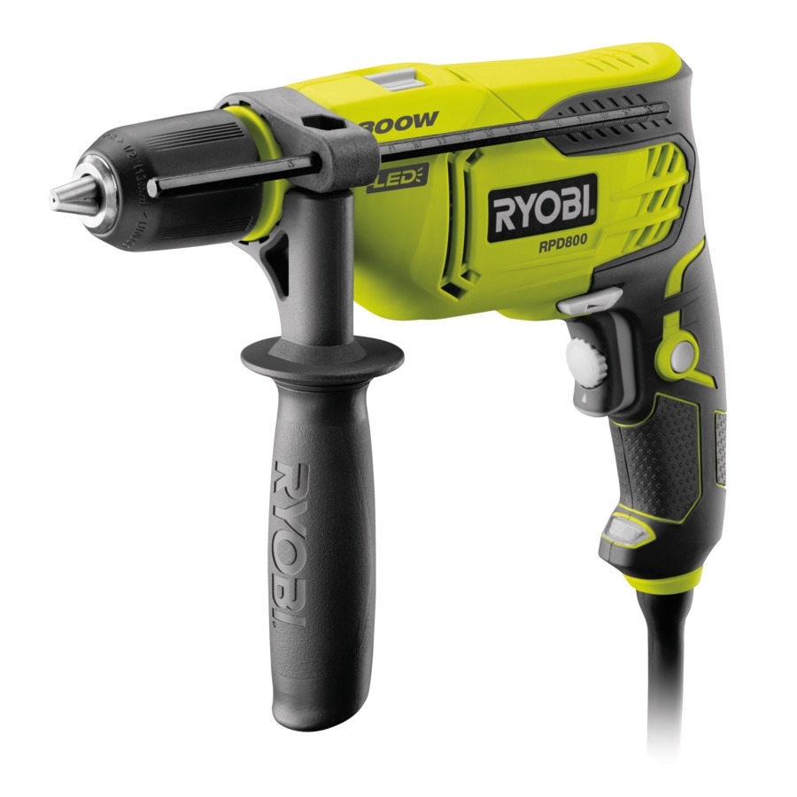 Ryobi 5133002018 RPD800-K Schlagbohrmaschine 800 Watt