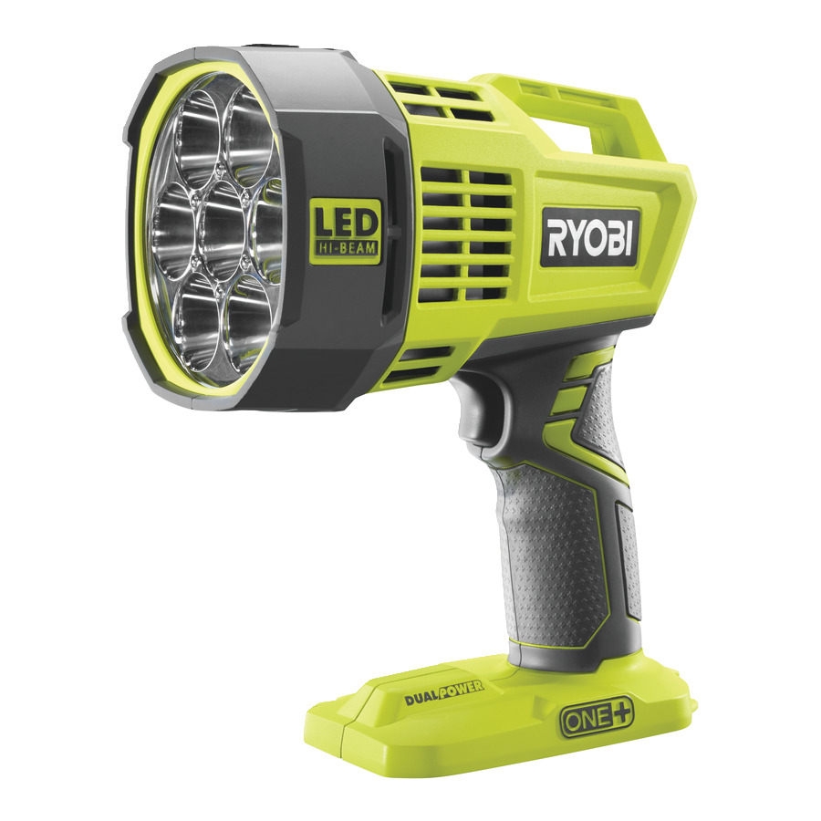 Ryobi 5133003372 R18SPL-0 Batterielampe Hi Beam 18 Volt ohne Batterien und Ladegerät