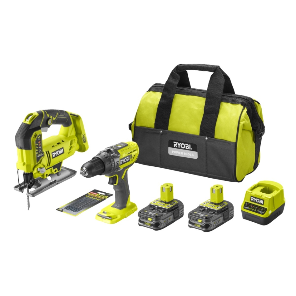 Ryobi 5133005295 RCK182B-225SA6 Kombi-Set 18 Volt 2,5 Ah Li-Ion