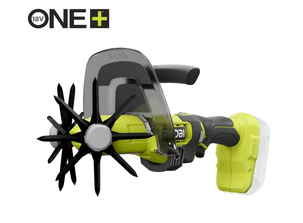 Ryobi 5133005766 RY18HCA-0 ONE+ 18-V-Akku-Handkultivator, ohne Akkus und Ladegerät