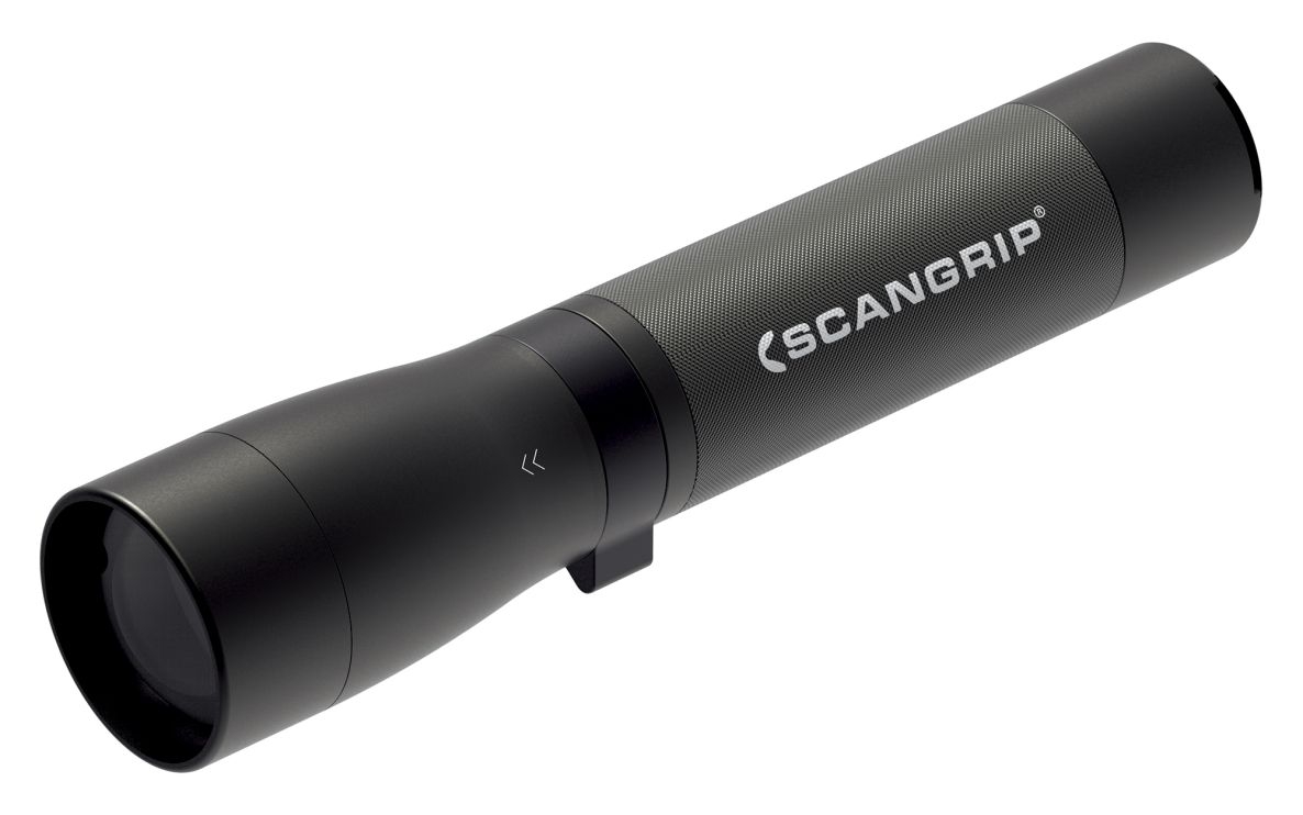 Scangrip 03.5137 FLASH 600 R Robuste und kräftige 600 Lumen Akku-Taschenlampe mit Boost-Funktion
