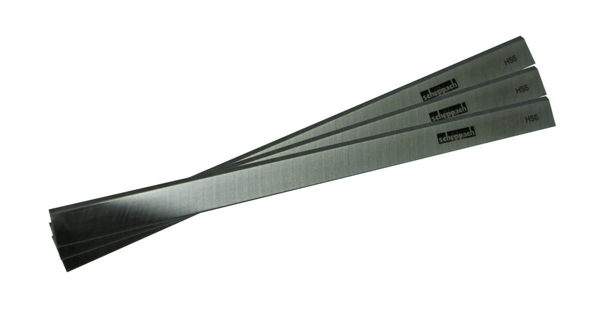 Scheppach 7902200601 Scheppach HSS-Hobelmessersatz Plana 3.1C, 3 Stück