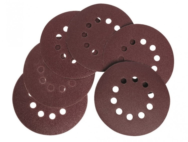 Scheppach 7903800710 Schleifteller Ø180 mm K40/K80/ K120/ K180/ k240, 10 Stück