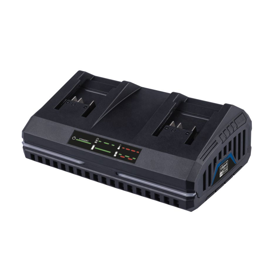 Scheppach 7909201713 Doppeltes Batterieladegerät 4,5A SDBC4,5A