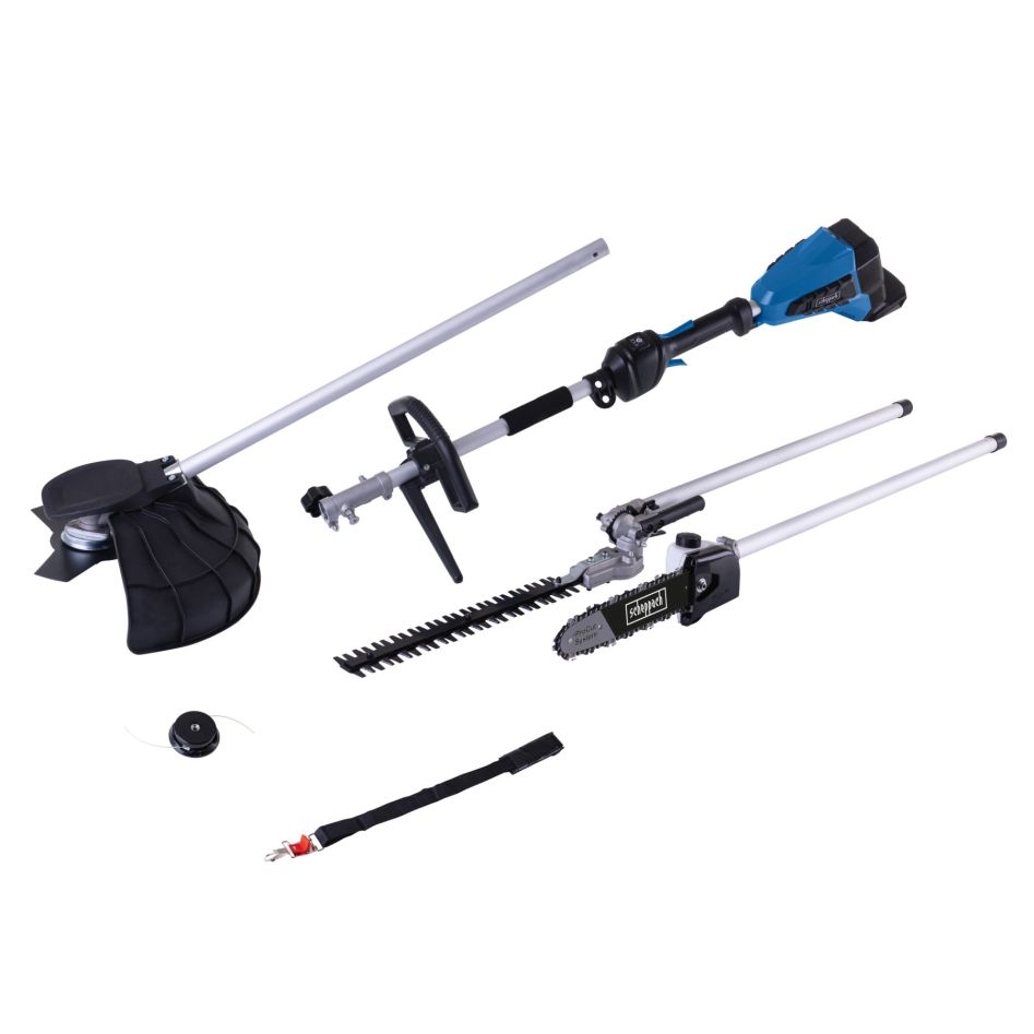 Scheppach 5904820900 Kabellose Gartenmaschine 4-in-1 20V BC-MFH400-X