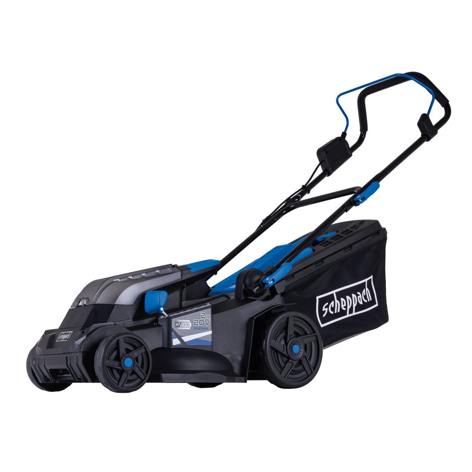 Scheppach 5911414900 Schnurloser Rasenmäher 2x20V BC-MP380-X