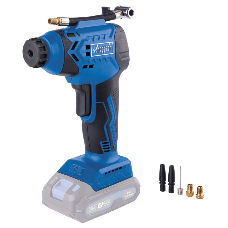 Scheppach 5909247900 Akku-Handkompressor 20V C-AC20-X