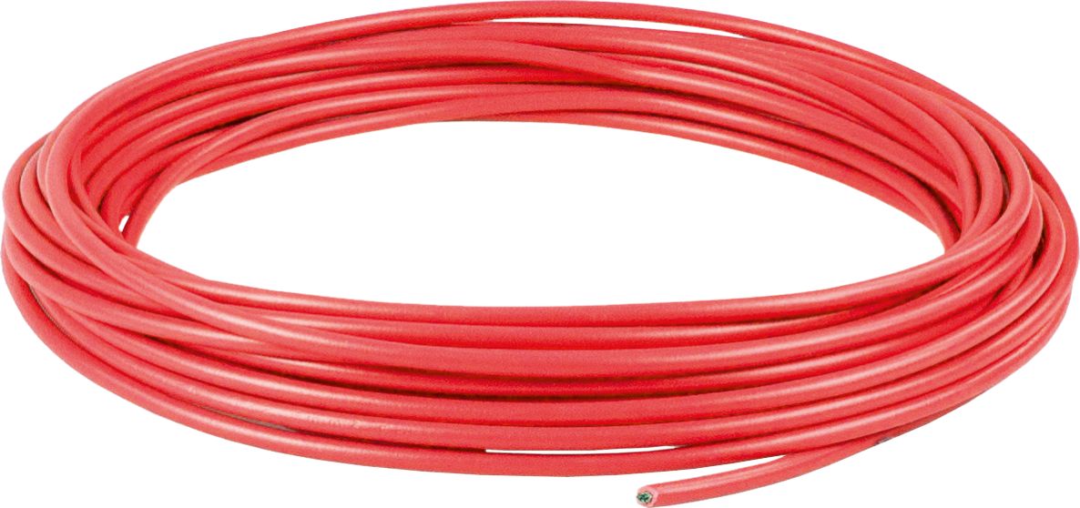 Schwabe 30041 Camping-Anschlusskabel H07V-K 1,5 mm² Rot 5m