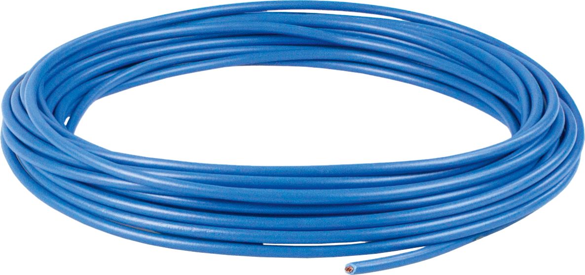 Schwabe 30042 Camping-Anschlusskabel H07V-K 2,5 mm² Blau 5m