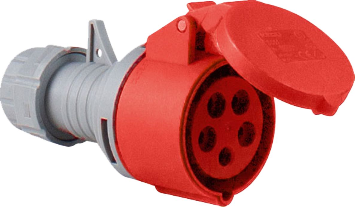 Schwabe 60427 CEE-Kupplungsstecker 400V/32A IP44 5-polig