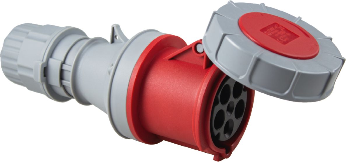 Schwabe 60428 CEE-Kupplungsstecker 400V/63A IP67 5-polig